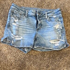 American Eagle Outfitters Midi Jean Shorts
